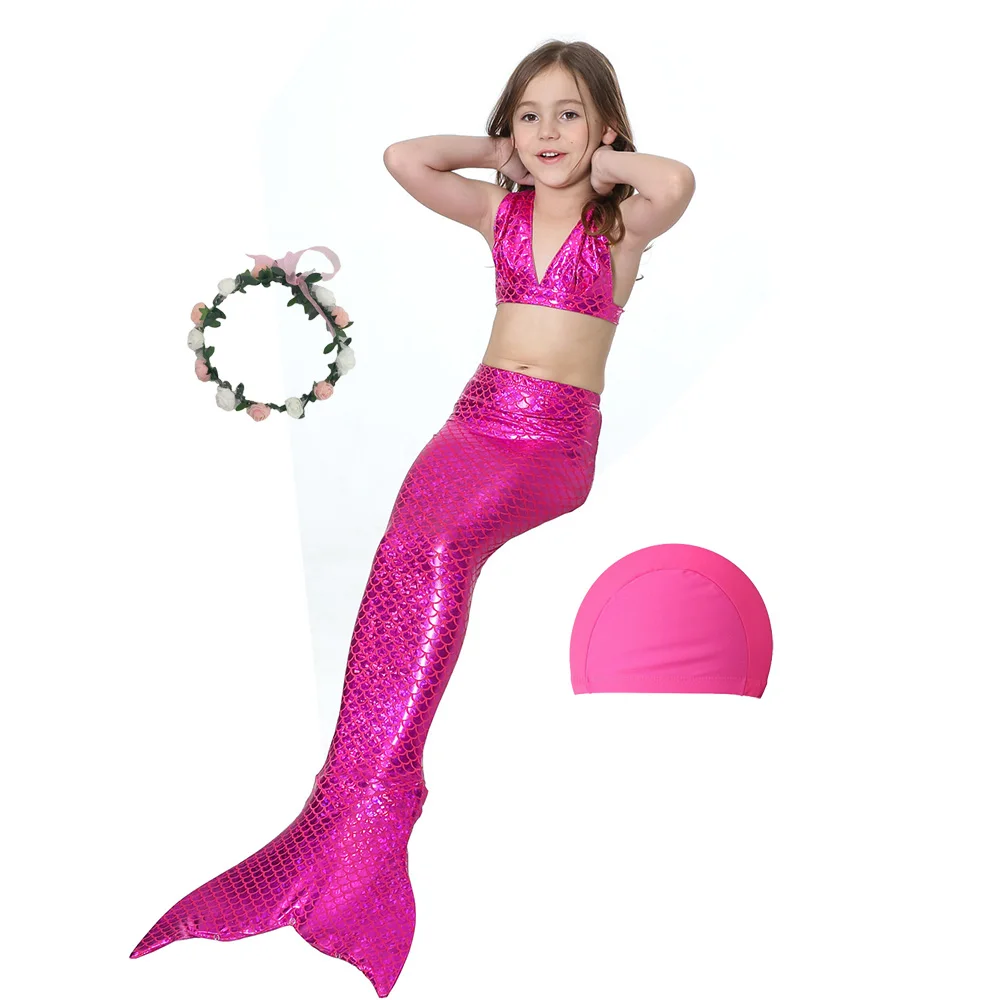 Новинка красивое детское одеяло хвост русалки для плавания бикини нарядное