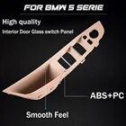 Подходит для BMW 5 серии F10 F11 520d 525d 530d 535i черныйбежевый автомобильный LHD внутренняя дверная ручка внутренняя панель накладка 51417225854