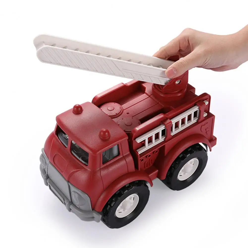 

Mini vehicle Cartoon Toy Kids Birthday Party Toys for Boys Fun Plastic School Bus Rescue Fire Truck Children Car Toy for Boys