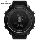 Часы North Edge мужские цифровые, спортивные водонепроницаемые светодиодные уличные Смарт-часы с компасом, барометром, водонепроницаемость 50 м