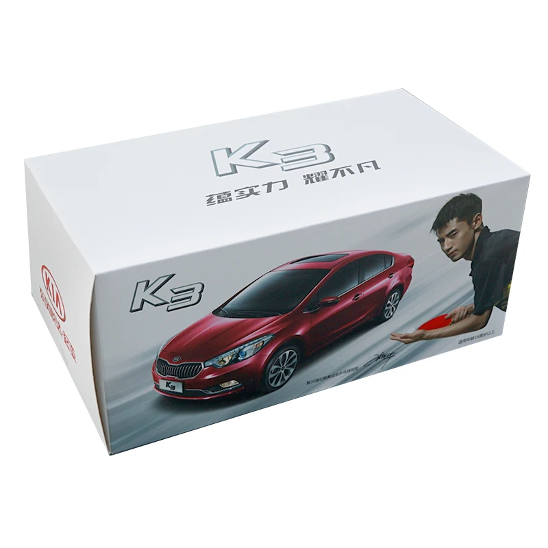 Высокое качество 1:18 Kia K3 модель автомобиля из сплава, высокая имитация литого металла Изысканные Подарки, Коллекционная модель