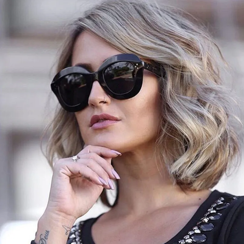 

Rivets Cat Eye Glasses Frames For Women Brand Designers 2020 Luxury Sexy Eyeglasses Black Oculos De Sol Feminino Eyewear