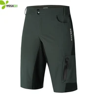 wosawe cycling shorts summer breathable loose short mtb shorts bike shorts men running bicycle riding shorts