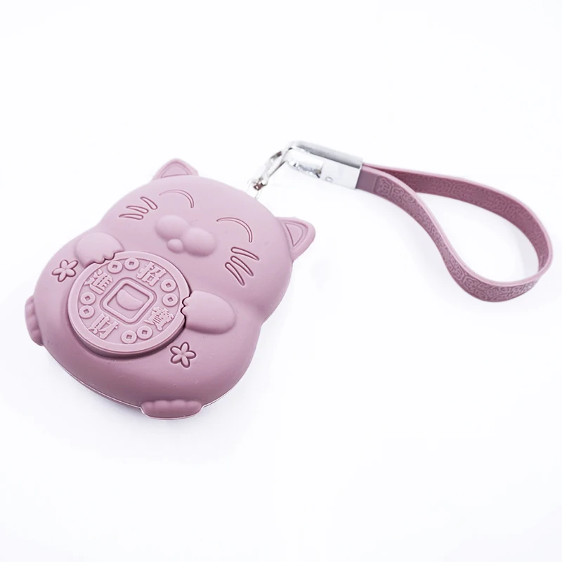 coffee Lucky Cat Обувь для девочек силиконовые портмоне изменить кошелек Для женщин Для мужчин ключ кошелек для монет мешок Для детей рождественские подарки сумка для хранения - Цвет: coffee