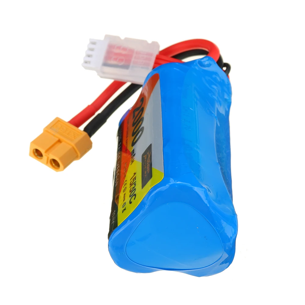 

ZOP Power 11.1V 2000mAh 15/30C 3S XT60 Plug Li-ion Battery Blue Skin for RC Drone Replacement Accessories Spare Parts