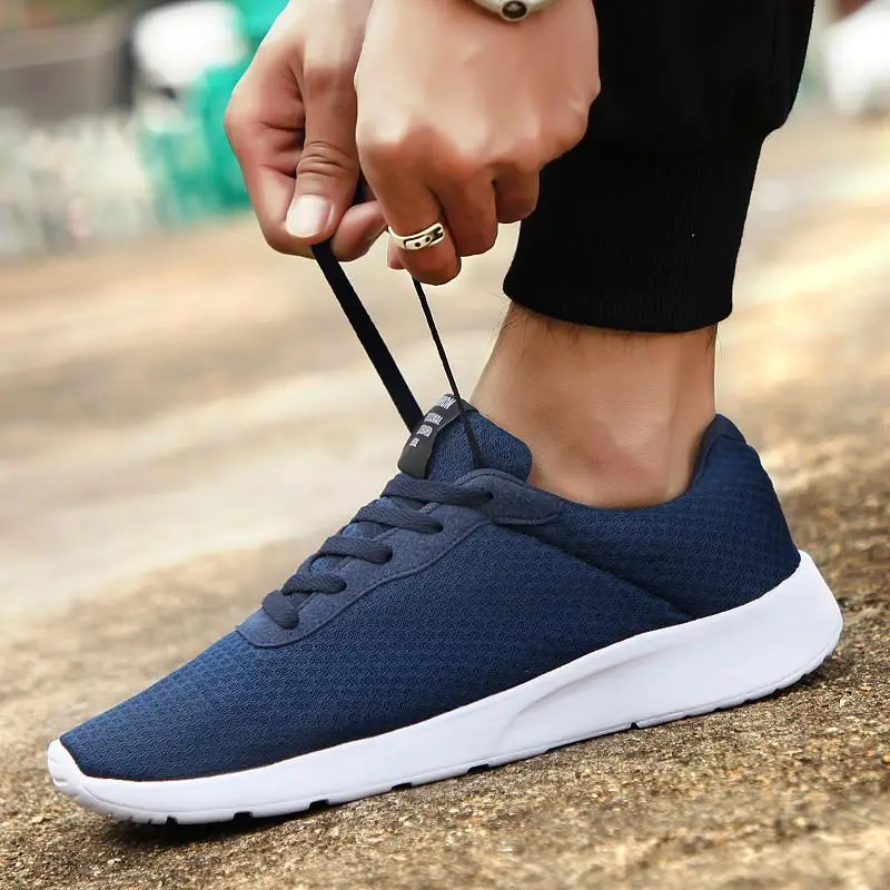 

Men's Casual Beach Shoes, Lightweight, Breathable, Walking Lace-up, Comfortable Sports Shoes, Large Size Sports Running Shoes