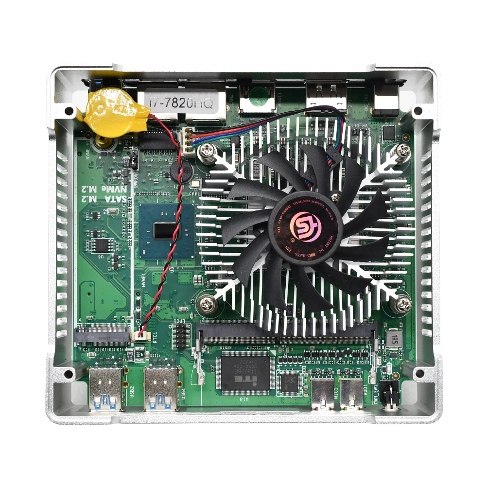 Настольный компьютер Topton 11 поколения Intel Mini PC Core i7 1165G7 i9 10880H 2 * Lans DDR4 64 Гб M.2 NVMe SSD Nuc