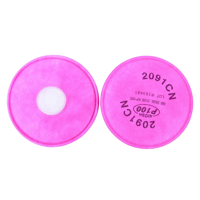 

New 2PCS 2097/2091 Particulate Filter P100 For 3M 6200/6800/7502 Painting Spray Industry Mask Respirator PM2.5 Filter Pads