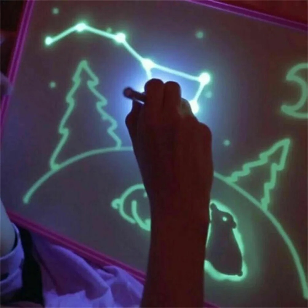 Illuminate Drawing Board Light Writing with Magic Pen Tablet Painting Educational Toy For Kids Children | Игрушки и хобби