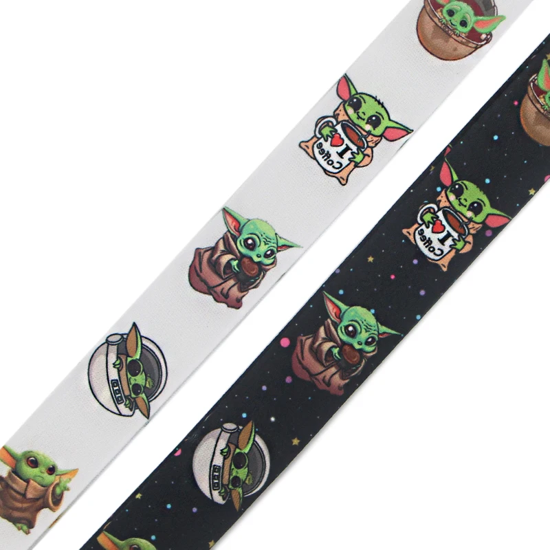 cb1023 cute alien women lanyard card holder student hanging neck phone lanyard badge subway access card holder accessories free global shipping