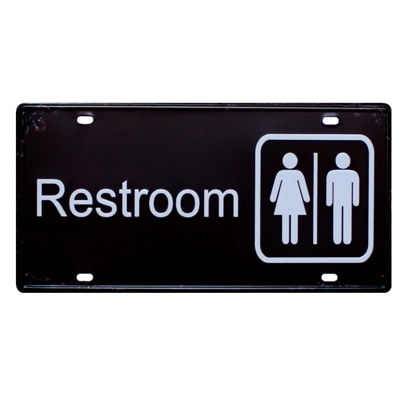 Бесплатная Wi-Fi внутри винтажные металлические пластины для автомобиля клуба