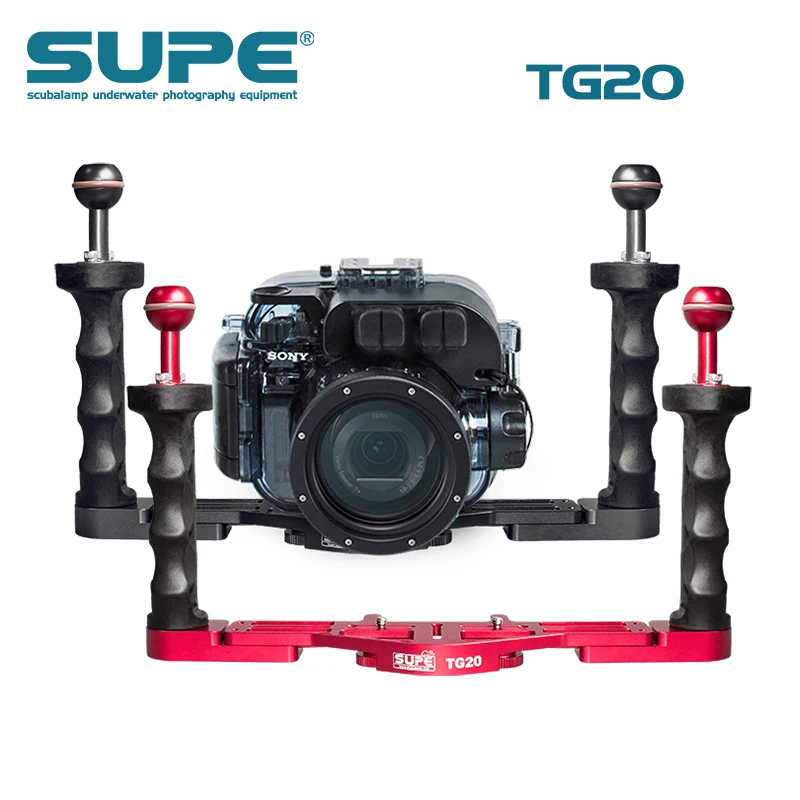 SUPE Scubalamp TG20 подводная фотокамера с двойным лотком|Подводное освещение| |