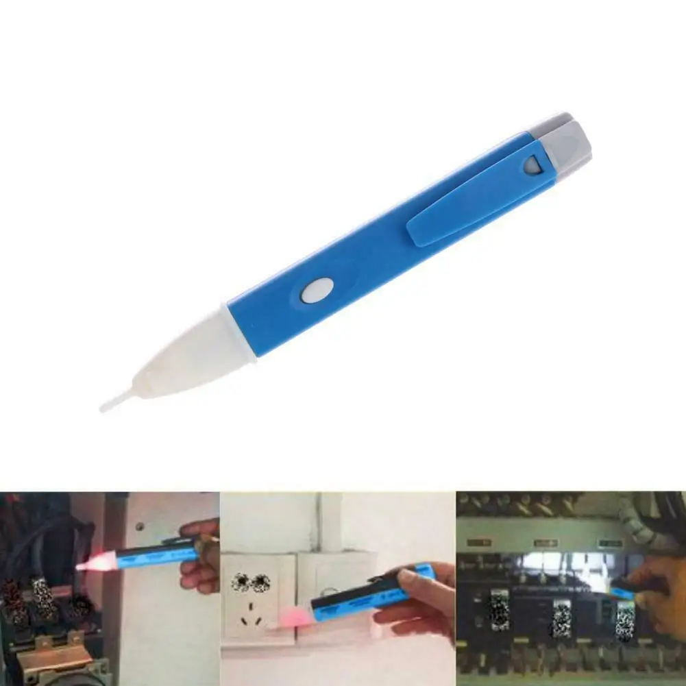 

Electric Indicator 90-1000V Socket Wall AC Power Outlet Voltage Detector Sensor Tester Pen LED Light Non-Contact Test Pencil