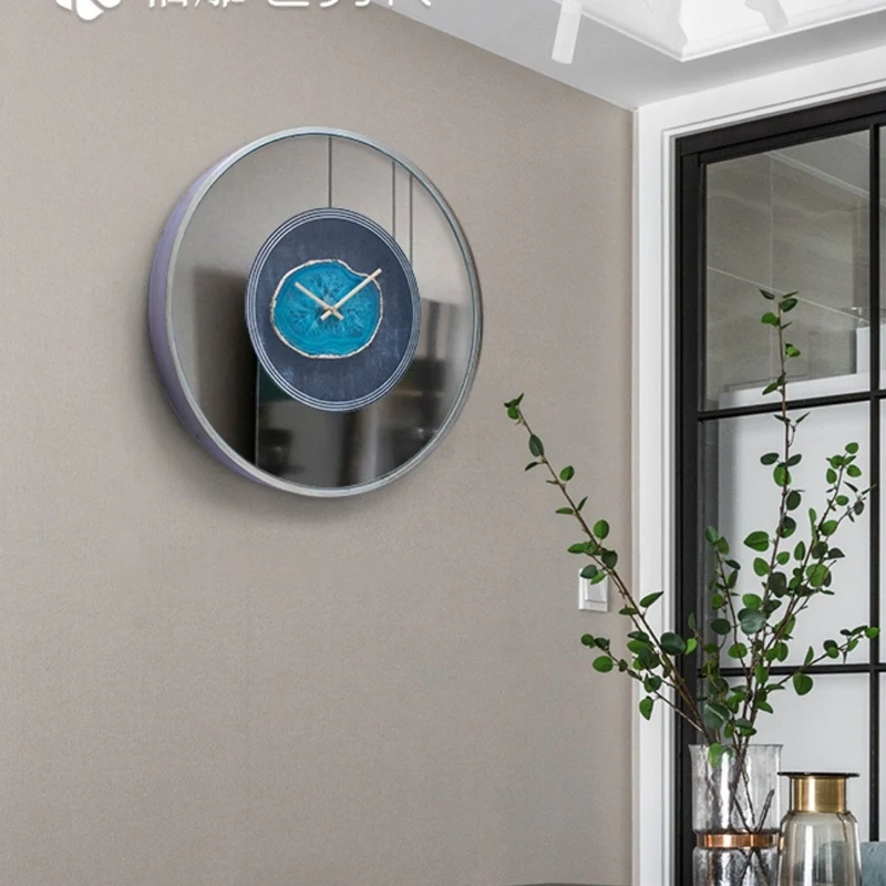 Настенные часы в классическом стиле креативные бесшумные офисные стеклянные не