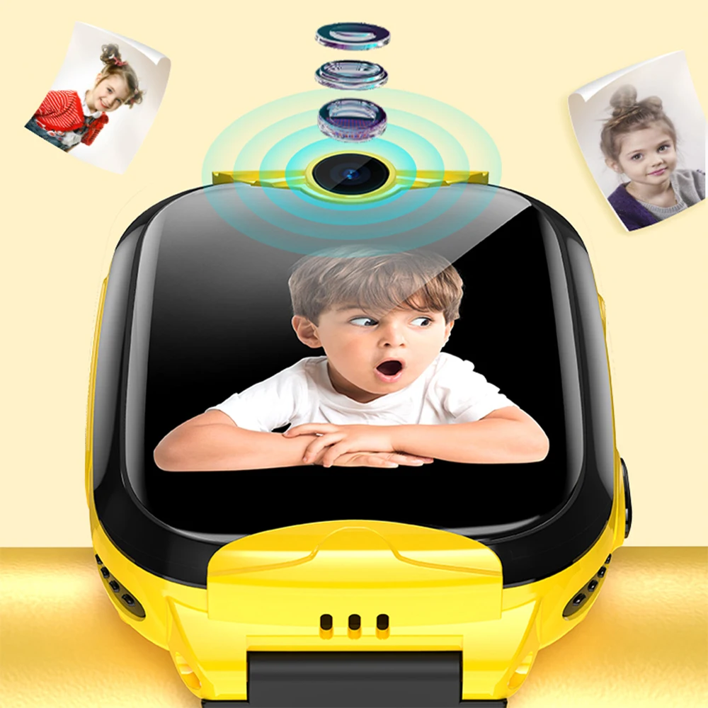 

Kids Smart Watch 4G GPS Wifi Location Student Kids Smartwatch Children's Phone Watch Dual Cameras Baby Video Chat With SIM Card