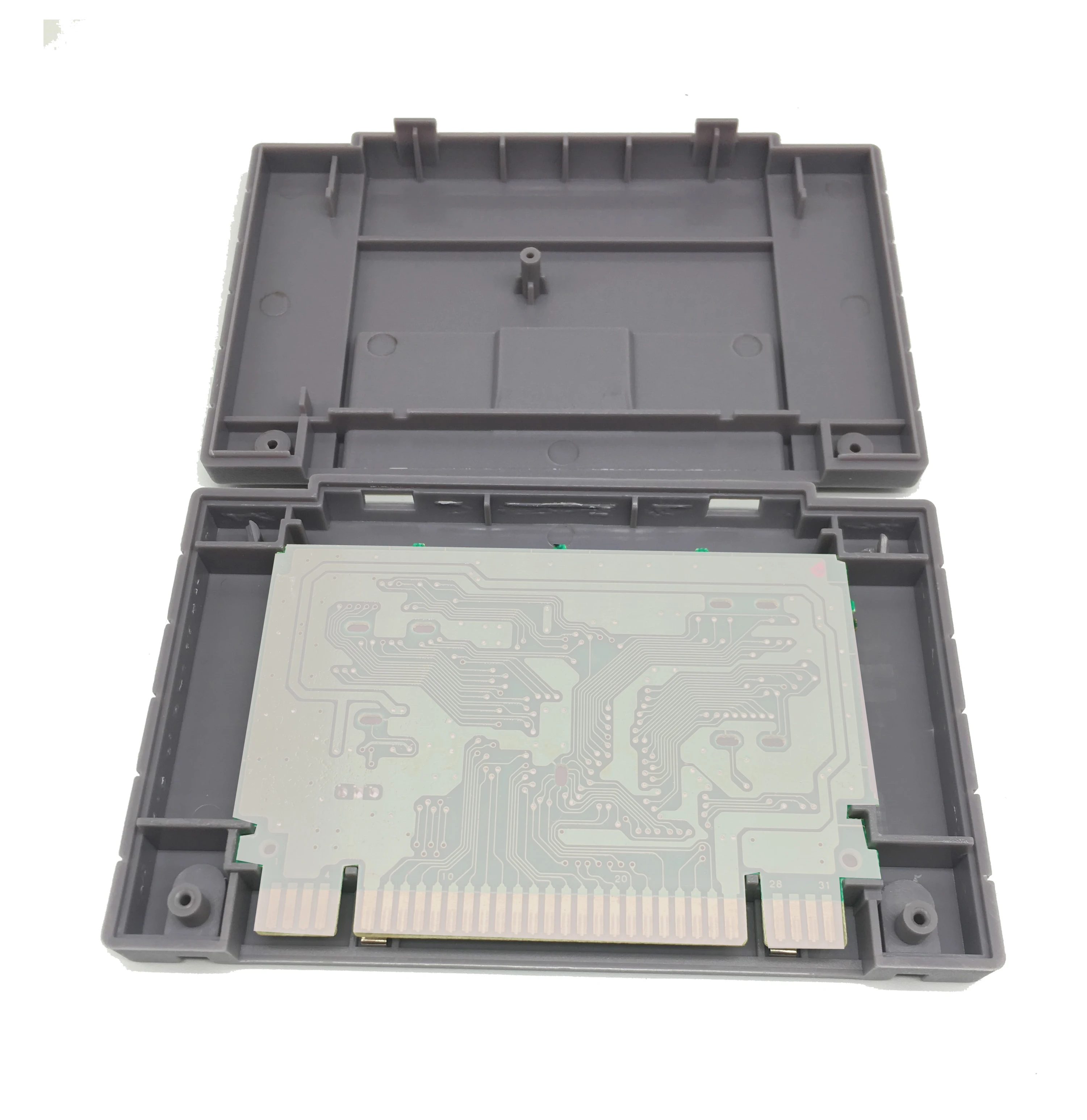 Игровой картридж Ruitroliker чехол-накладка для консолей Super Nintendo SNES FX с 2 защитными
