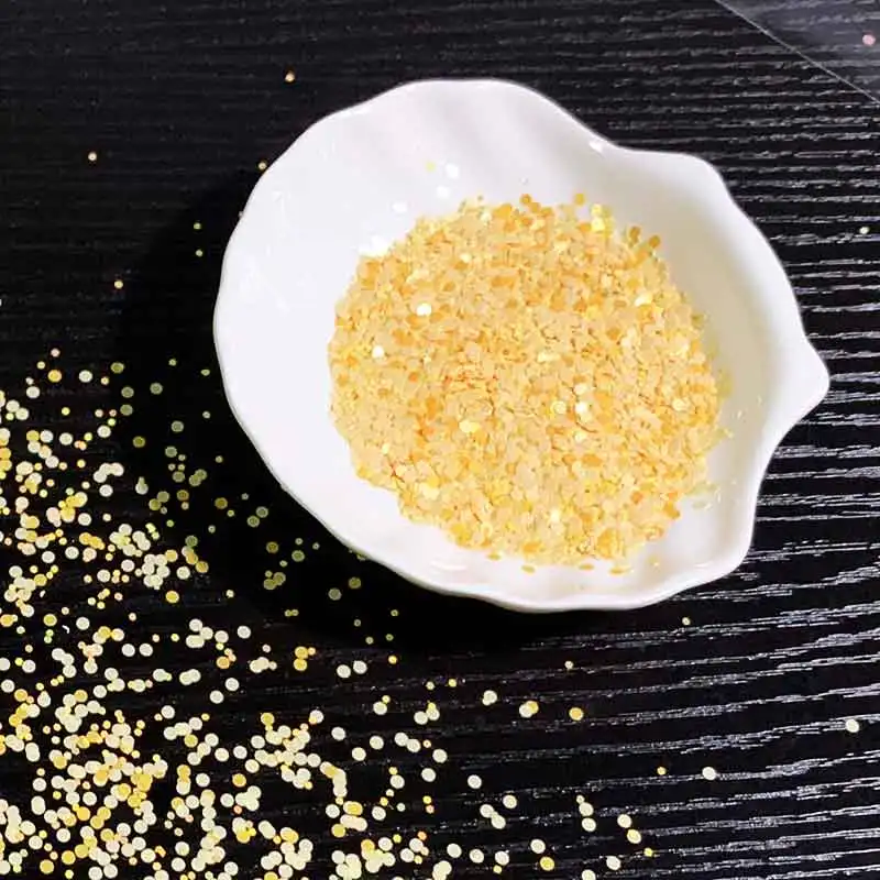 

30g/opp Yellow Bright Sequins Rainbow Shake Card Accessories Sequins Rainbow DIY 2021 New Greeting Card Handmade