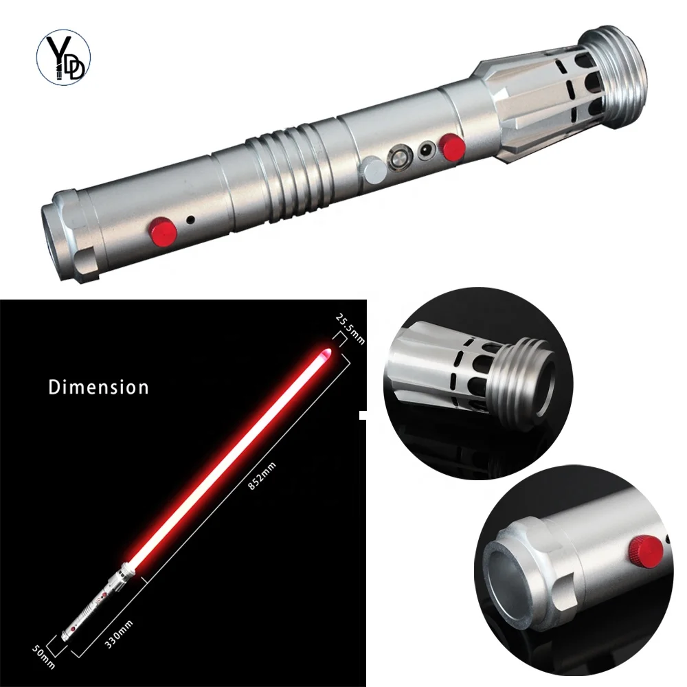 RGB 16 цветов Darth Maul Lightsaber Jedi Sith Laser Реплика Sword Force FX Saber металлическая ручка PC Blade Heavy