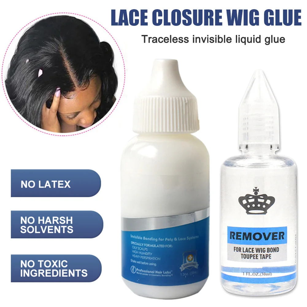 

2020 Brand Lace Wig Cap Toupee Adhesive Glue Hair Replacement Adhesive Extra Moisture Control lasting wig glue for wigs hot