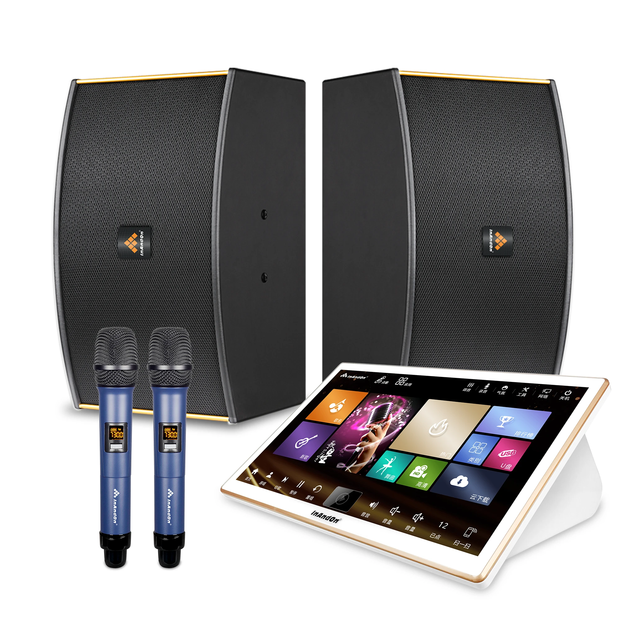 

KTV развлечения 18,5 ''китайская караоке-машина 2 ТБ Wifi профессиональная система караоке домашний мини-караоке-плеер