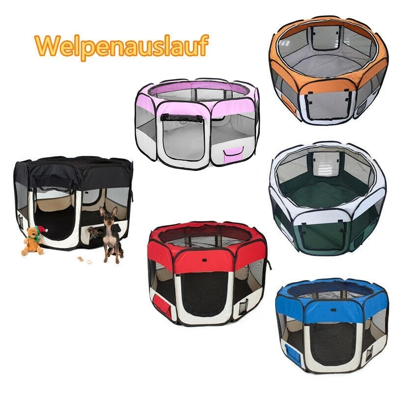 

Portable Pet Playpen Outdoor Indoor Game Folding Fence For Small Animals Cage Tent For Rabbits Hamsters Chihuahuas HWC