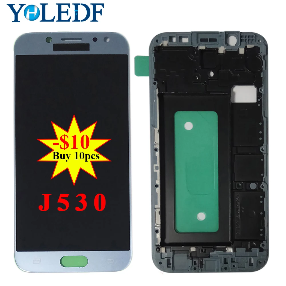 Может регулировать яркость J530 ЖК дисплей для Samsung GALAXY J5 2017 J530F J530Y сенсорный экран