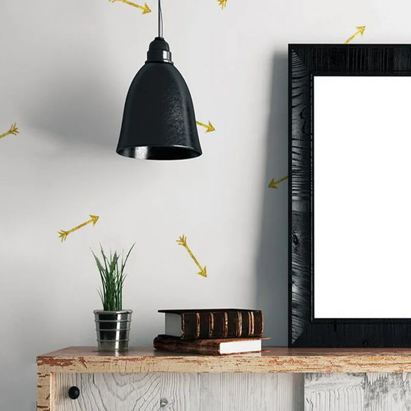 1 компл. съемные дома Спальня мультфильм стрелки мерцания Наклейки на стену Книги