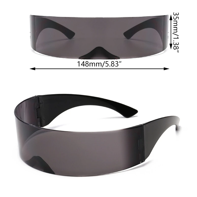 

Party Glasses Visor Mirror Sunglasses Riding Windproof Glasses Fashion Glasses A0NE