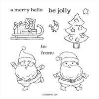 christmas be jolly metal cutting dies clear silicone cling stamps diy craft paper card scrapbooking album decor embossing molds