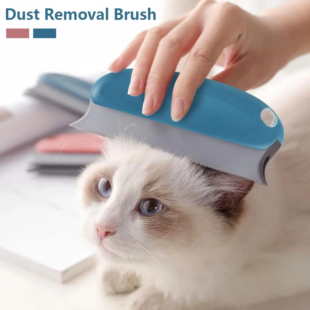 

1pc Pet Hair Removal Brush Multifunctional Sofa Hair Remover Dog Cat Dusting Brush Pets Comb Grooming Tools Shedding Trimmer