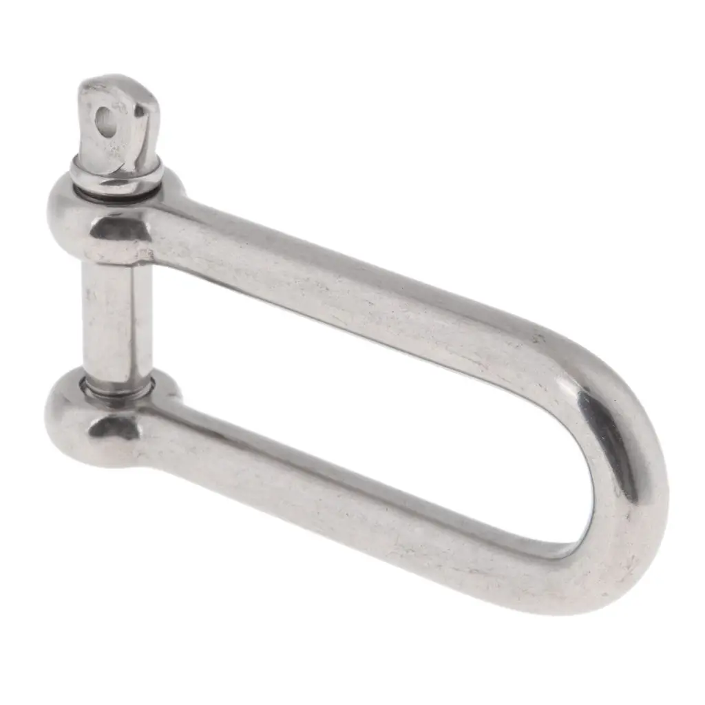 

Stainless Steel Screw Pin Chain Anchor D Shackle - 1/2 Inch - 12mm