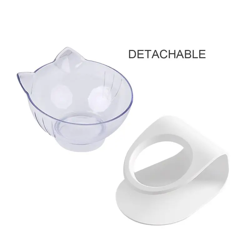 

Pet Double Bowls Non-slip Cat Bowls With Raised Stand Pet Food And Water Bowls For Cats Dogs Feeders Cat Bowl Pet Supplies New