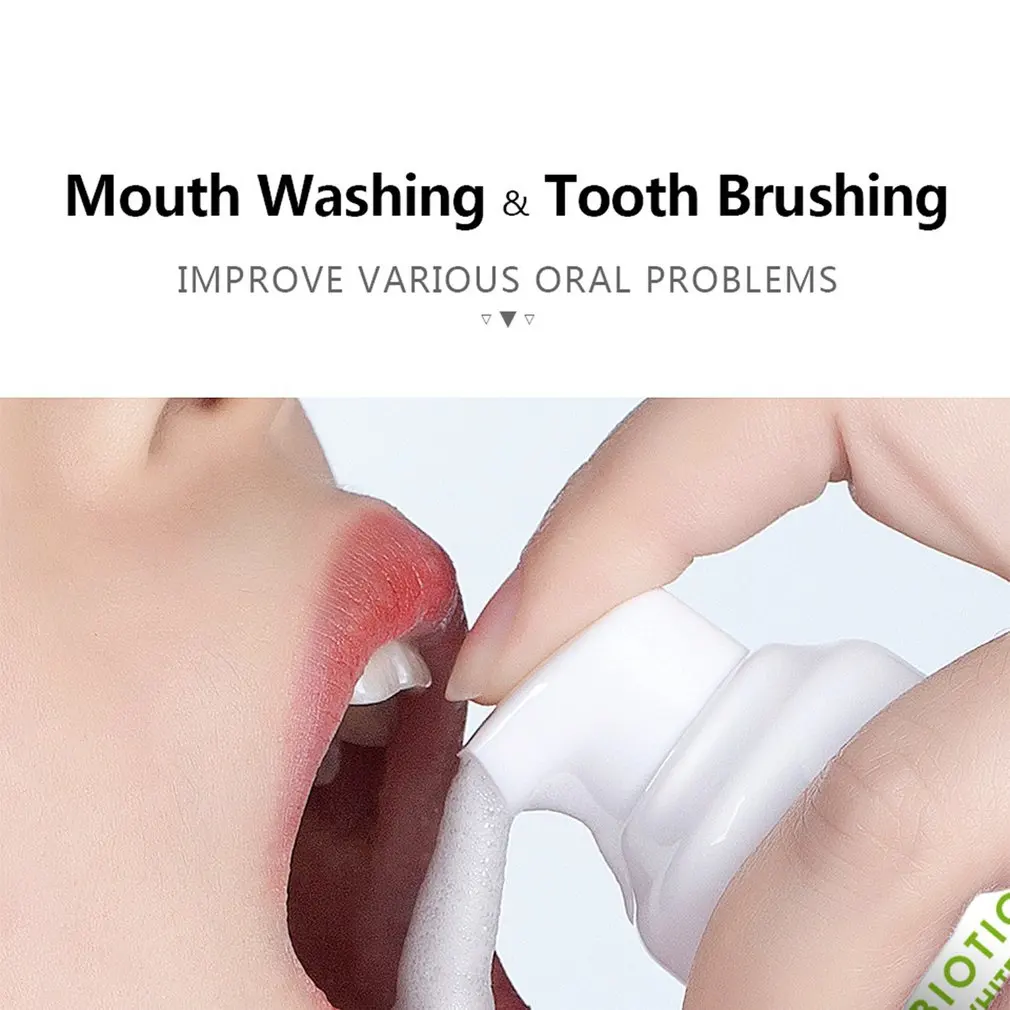 Teeth Cleaning Mousse Mint Toothpaste Remove Plaque Stains Oral Odor Bright Teeth Fresh Breath Oral Cleaning Tool 60ml