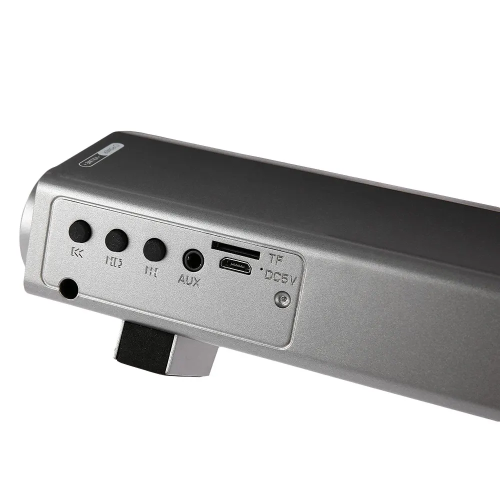 Беспроводной портативный Bluetooth динамик Саундбар с многофункциональный тонкий