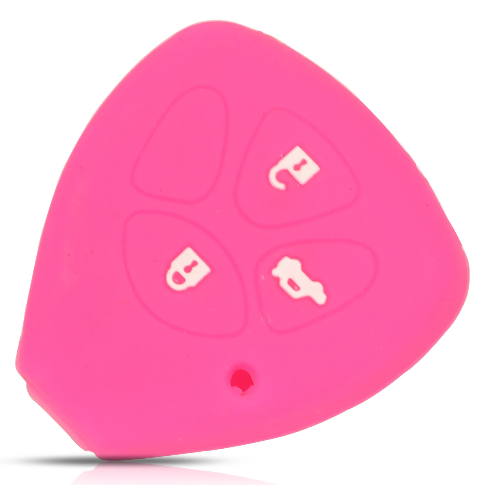 

kutery For Toyota Camry COROLLA Vios REIZ CROWN RAV4 3Buttons Folding Cololful Silicone Remote Car Key Shell Cover Protector