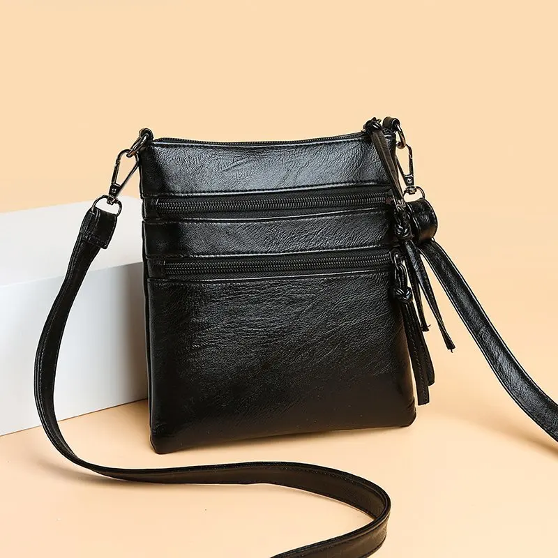 

High Quality Women Fashion Shoulder Bag PU Leather Bag Women's Messenger Bag Female Crossbody Bags Phone Wallet Purse