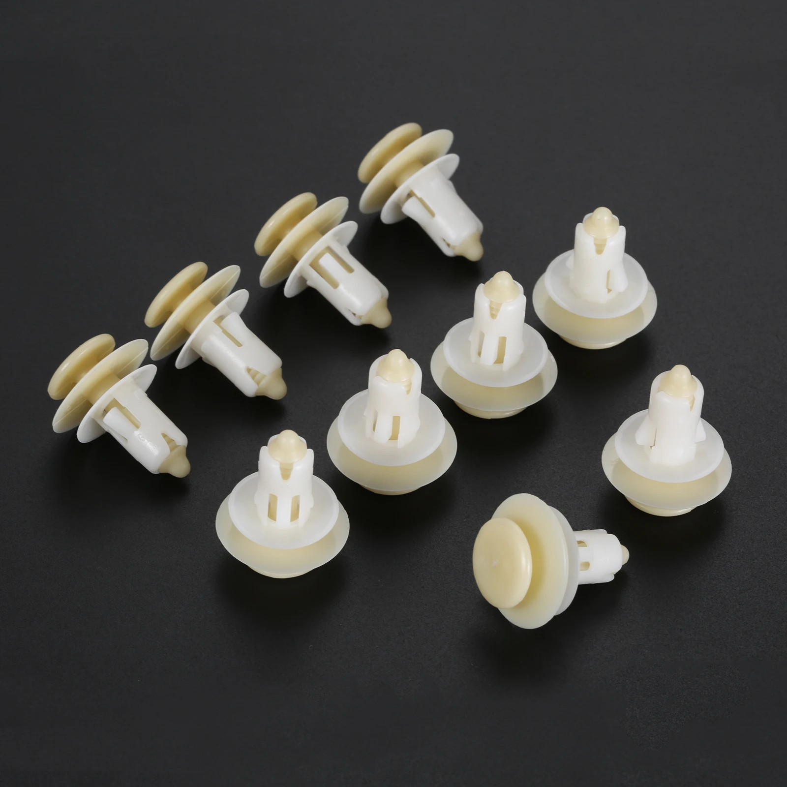 

10 шт. автомобильные зажимы для Chrysler Dodge Пластиковые Крепежные Зажимы для автомобильной двери подкладки декоративная отделка фиксированные ...