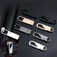 fashion metal zipper slider puller instant zipper repair kit replacement for broken buckle travel bag suitcase zipper head