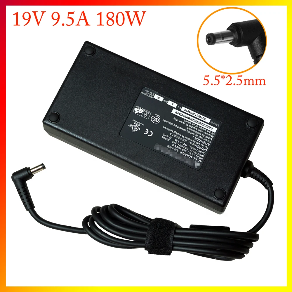 

19V 9.5A 180 Вт 5,5*2,5 мм PA-1181-02 ADP-180HB D ADP-180EB D Питание для Asus G46VW G55VW G75VW G75VX ноутбук AC/DC адаптер