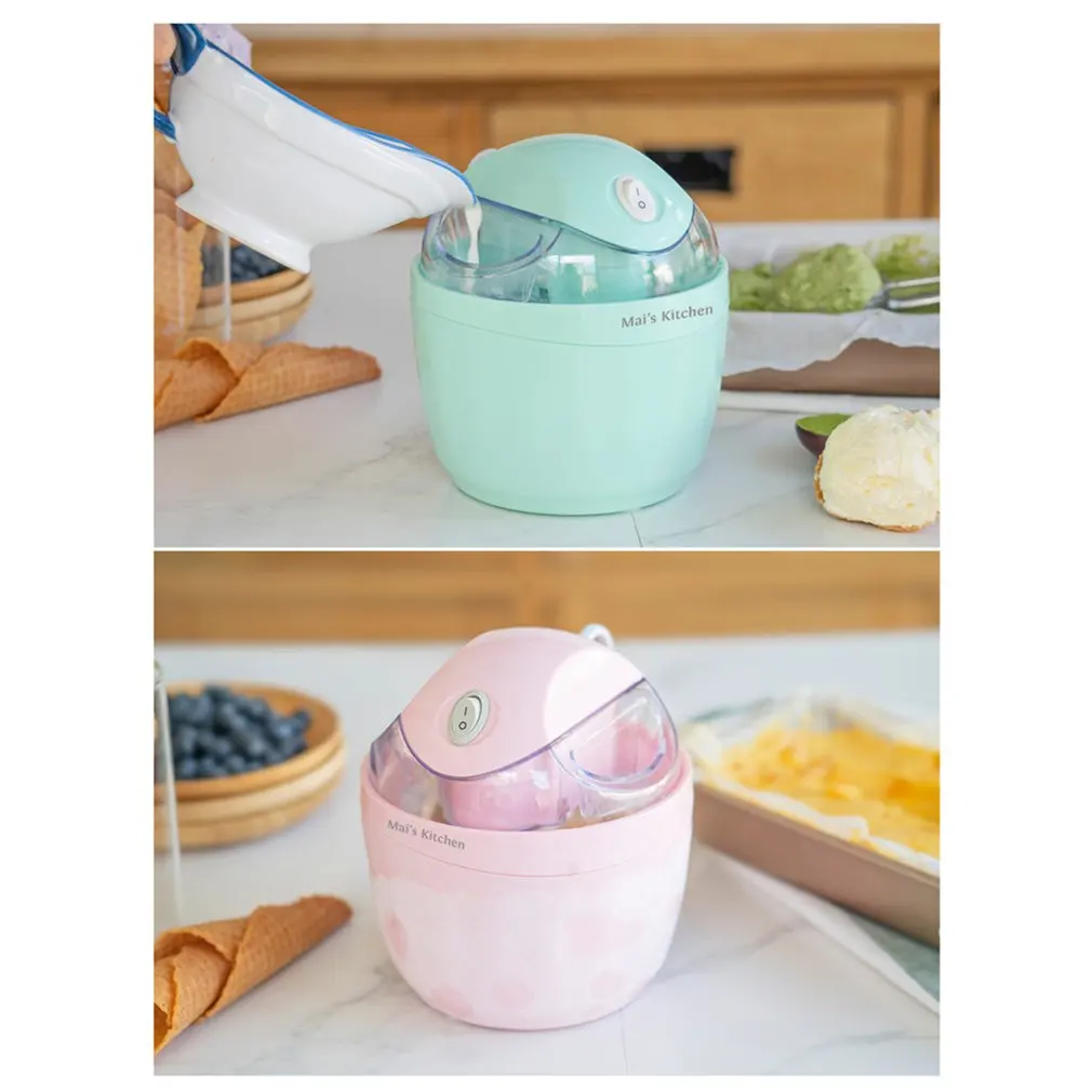 

Ice Cream Maker Machine DIY Ice Cream Maker Machine Portable Size Household Use Automatic Frozen Fruit Dessert Machine