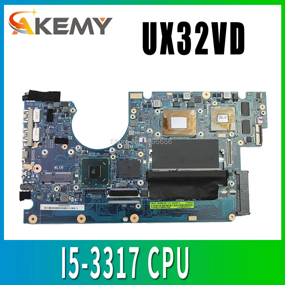 

for ASUS HOT! Laptop Motherboard UX32VD I5-3317 CPU with 60-NP0MB1E00-ECC 2GB Ram Mainboard 100% Tested