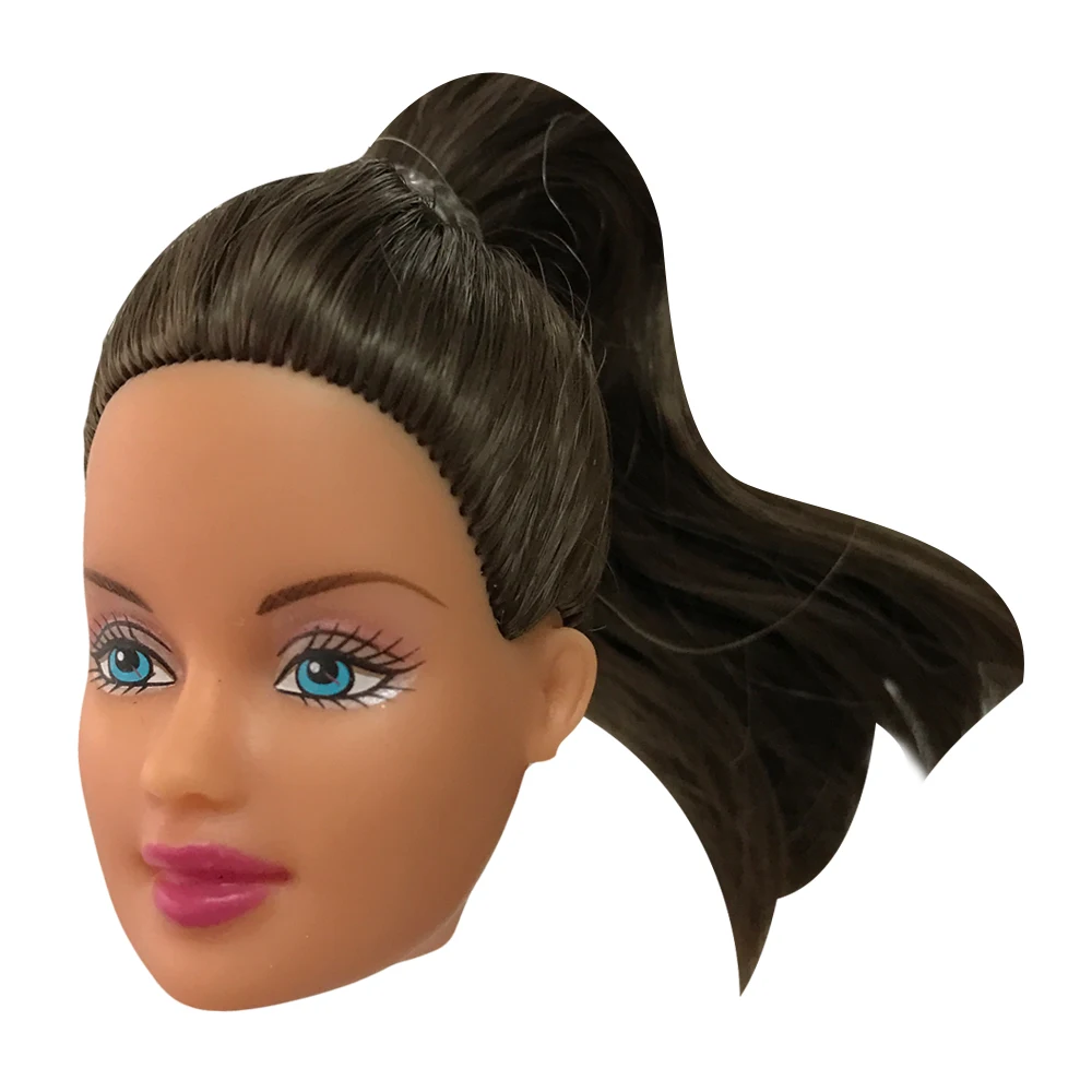 Голова куклы с коричневыми волосами NK 1 шт. аксессуары для кукол Барби лучший