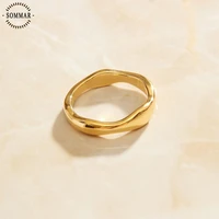 sommar new 18kgp gold plated size 6 7 8 gentlewoman joint knuckle rings geometric minimalism prices in euros christmas gift