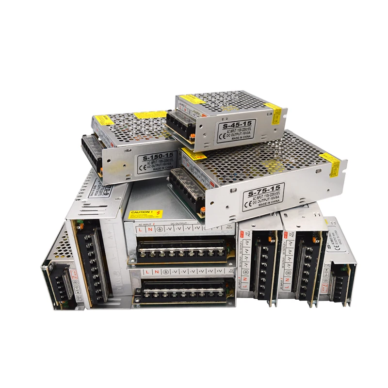 Блок питания светодиодной ленты 5V 15V адаптер 3A 5A 10A 15A 20A 30A 40A 60A трансформаторы для