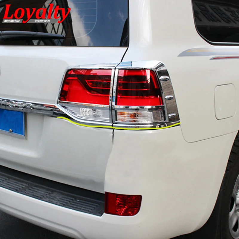 Лояльности для Toyota Land Cruiser LC200 2016 2017 задний фонарь лампы Cove отделка автомобильные