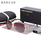Солнцезащитные очки женские BARCUR, поляризационные круглые градиентные очки