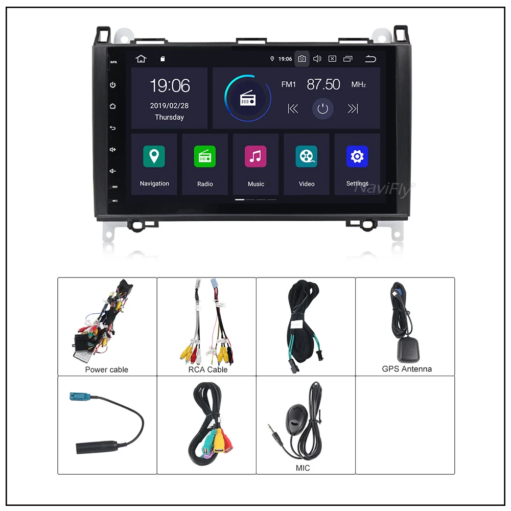 9 &quotips DSP Android 0 автомобильный Радио плеер gps навигация для Mercedes Benz B200 A B класс W169 W245