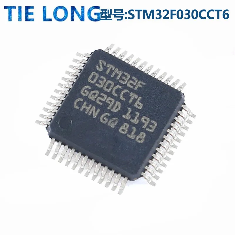 

Микроконтроллер STM32F030CCT6 LQFP, 32 бита, 1 шт.