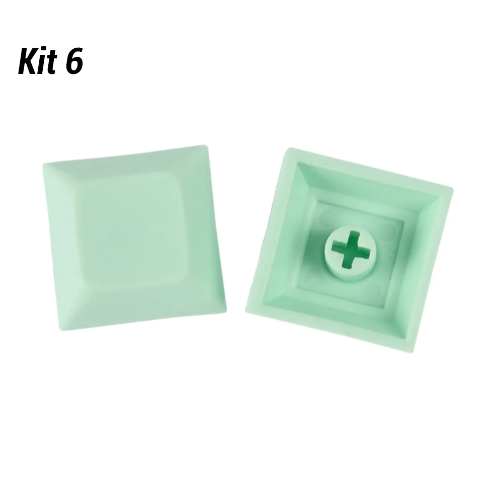 Light Green YMDK пустой DSA 1u Keycap 1,4 мм PBT для MX переключатели клавиатуры - Цвет: Light Green