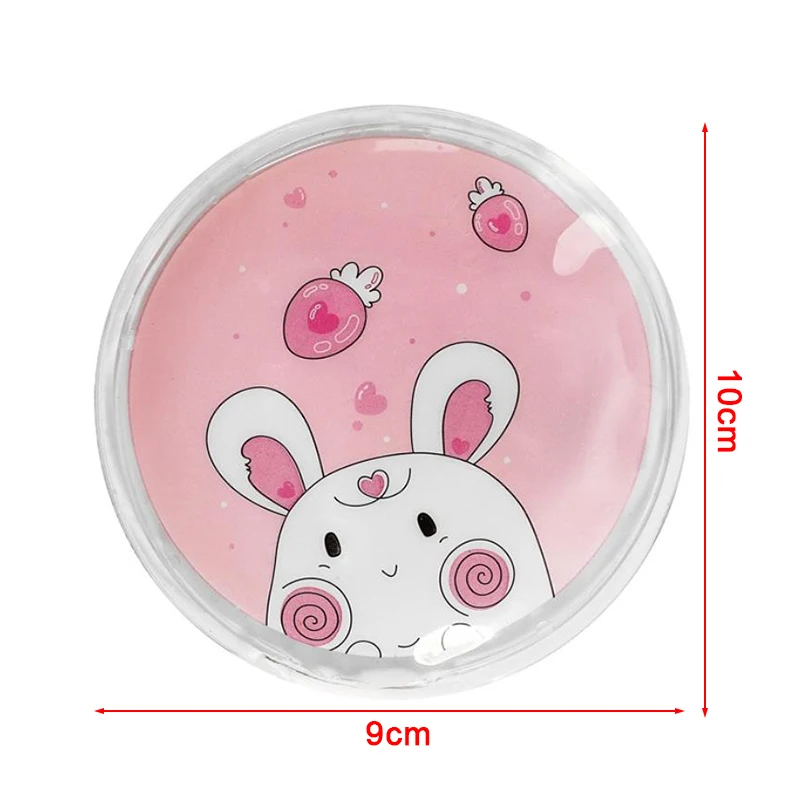 1Pcs Cute Transparent Cartoon Heating Gel Hand Warmer Reusable Mini Portable Convenient Winter Fast Self-Heating Handbag | Бытовая